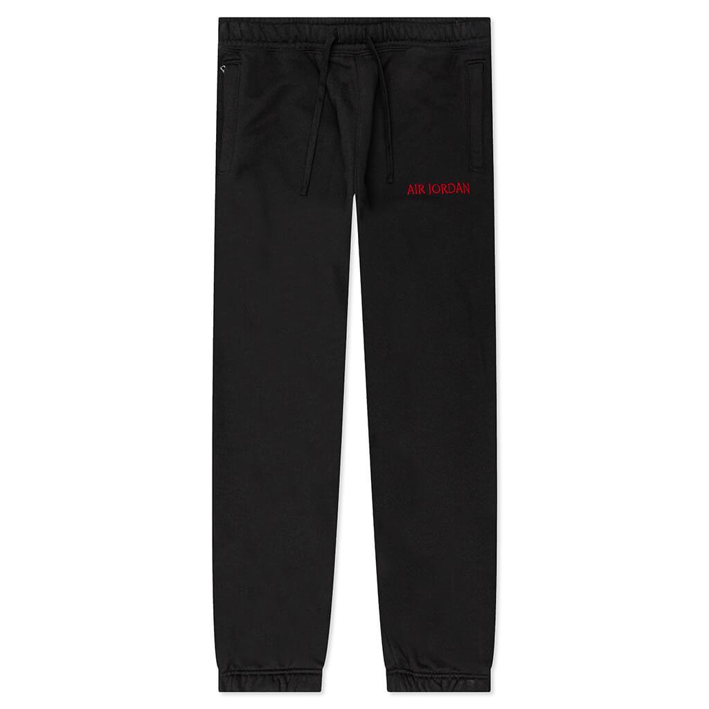 Women's Wordmark Sweatpants - Black/Gym Red