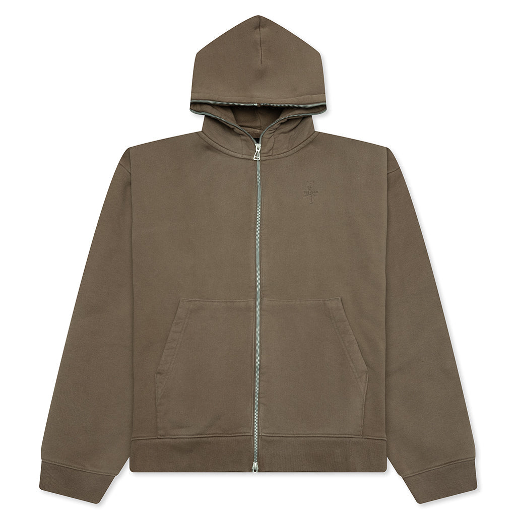 x Travis Scott Men's Full-Zip Hoodie - Palomino