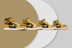1 Retro High OG 'Pollen' (GS) - Yellow/Black