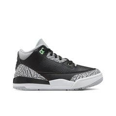 3 Retro 'Green Glow' (PS) - Black/Green Glow/Wolf Grey
