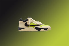 x Travis Scott CJ1 T-Rexx 'Bright Cactus' - Muslin/Black/Bright Cactus