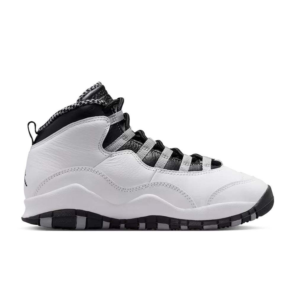 10 Retro 'Steel' (GS) - White/Black/Light Steel Grey/Dark Powder Blue