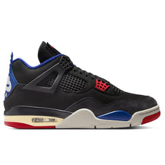 4 Retro 'Rare Air' - Black/Fire Red/Deep Royal Blue