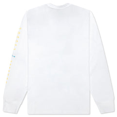 Brooklyn AJ11 Graphic L/S Tee - White