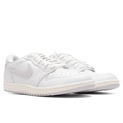 1 Low '85 'Neutral Grey' - Summit White/Light Smoke Grey