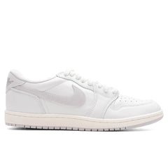 1 Low '85 'Neutral Grey' - Summit White/Light Smoke Grey