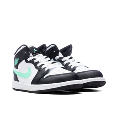 1 Mid (PS) - White/Green Glow/Black