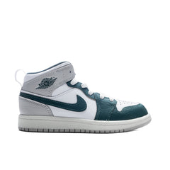 1 Mid SE (PS) - White/Oxidized Green/Sail/Neutral Grey