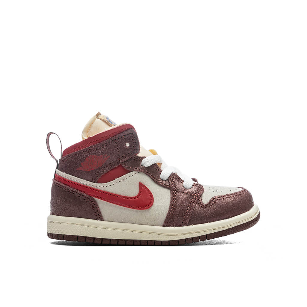 1 Mid SE (TD) - Coconut Milk/Varsity Red/Dark Pony