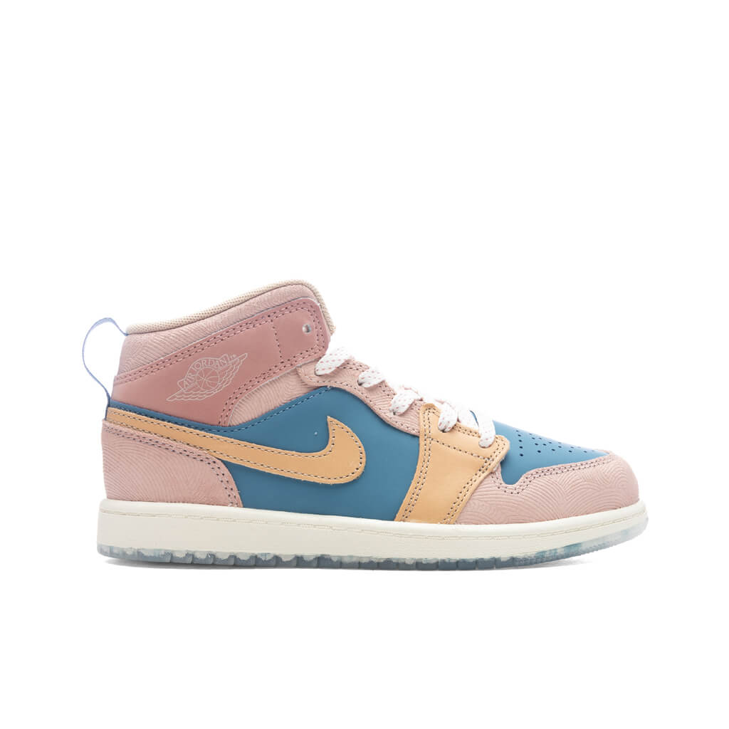 1 Mid SS (PS) 'Zen' - Aegean Storm/Hemp/Pink Oxford