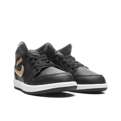 1 Mid (PS) - Black/Metallic Gold/White