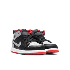 1 Mid (TD) - Black/Cement Grey/Fire Red