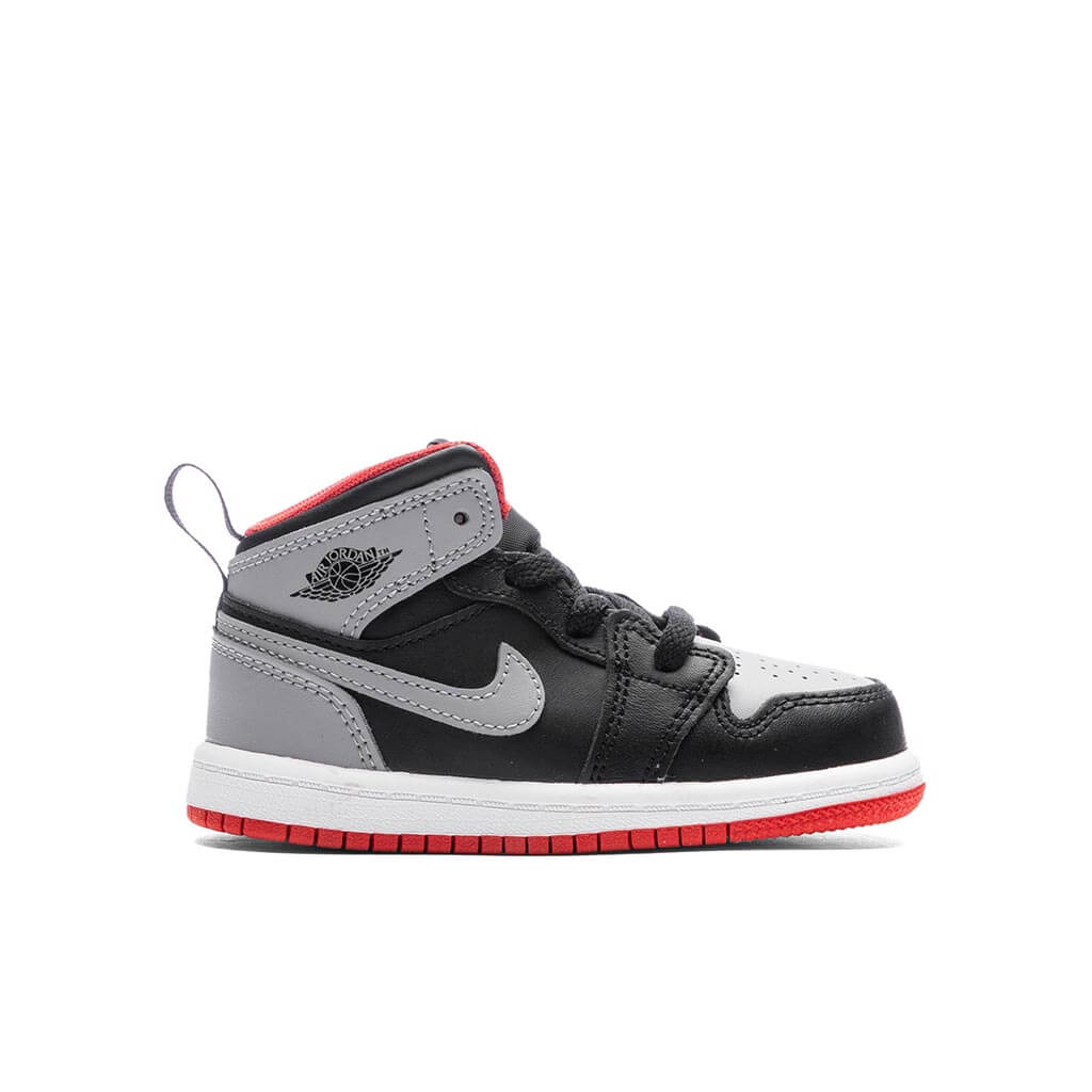 1 Mid (TD) - Black/Cement Grey/Fire Red