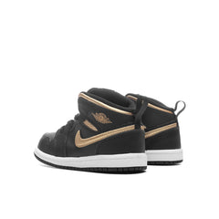 1 Mid (TD) - Black/Metallic Gold/White