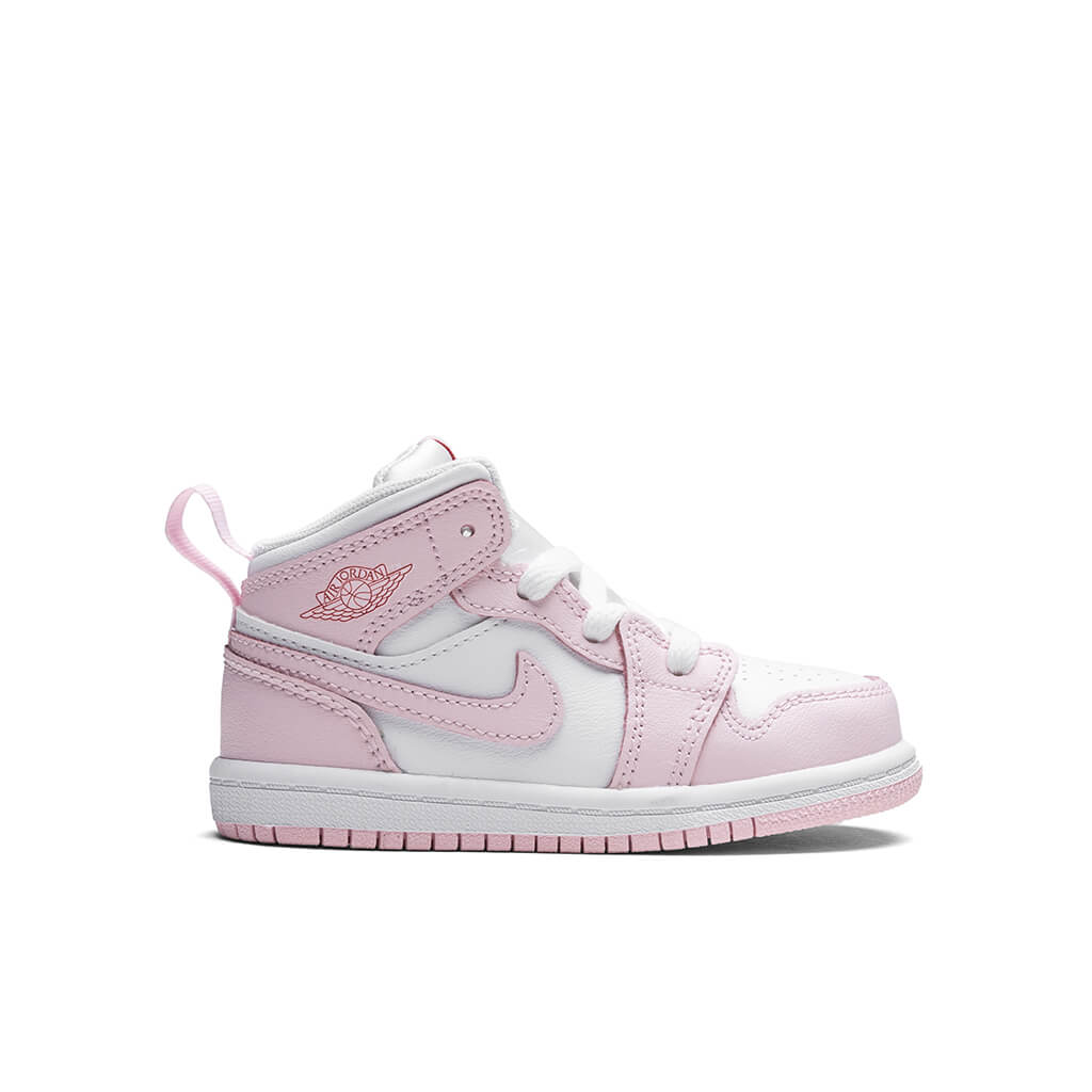 1 Mid (TD) - Pink Foam/White/Fire Red