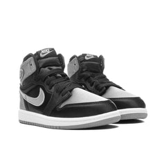 1 Retro High OG 'Satin Shadow' (PS) - Black/Medium Grey/White