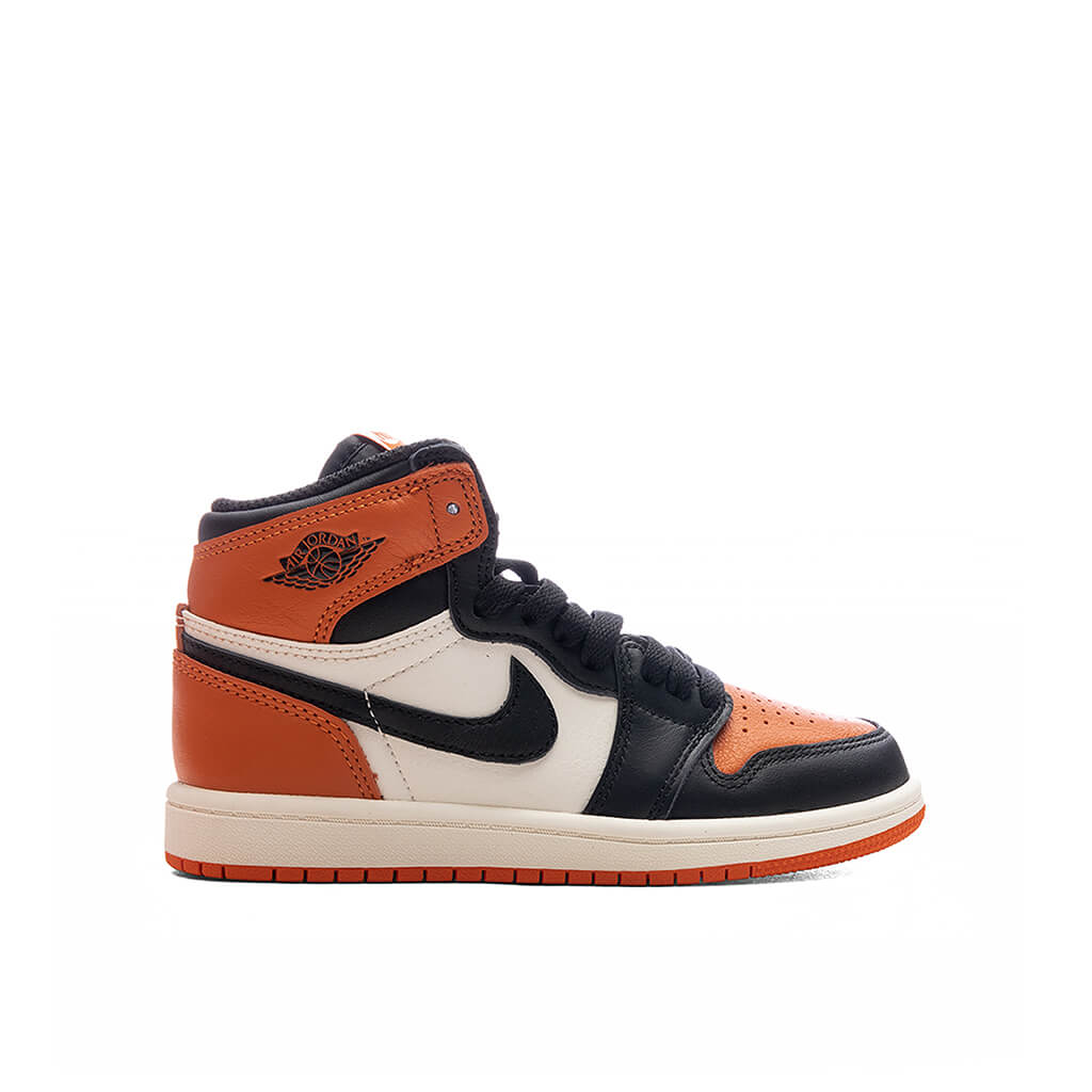 1 Retro High OG 'Shattered Backboard' (TD) - Black/Sail/Starfish