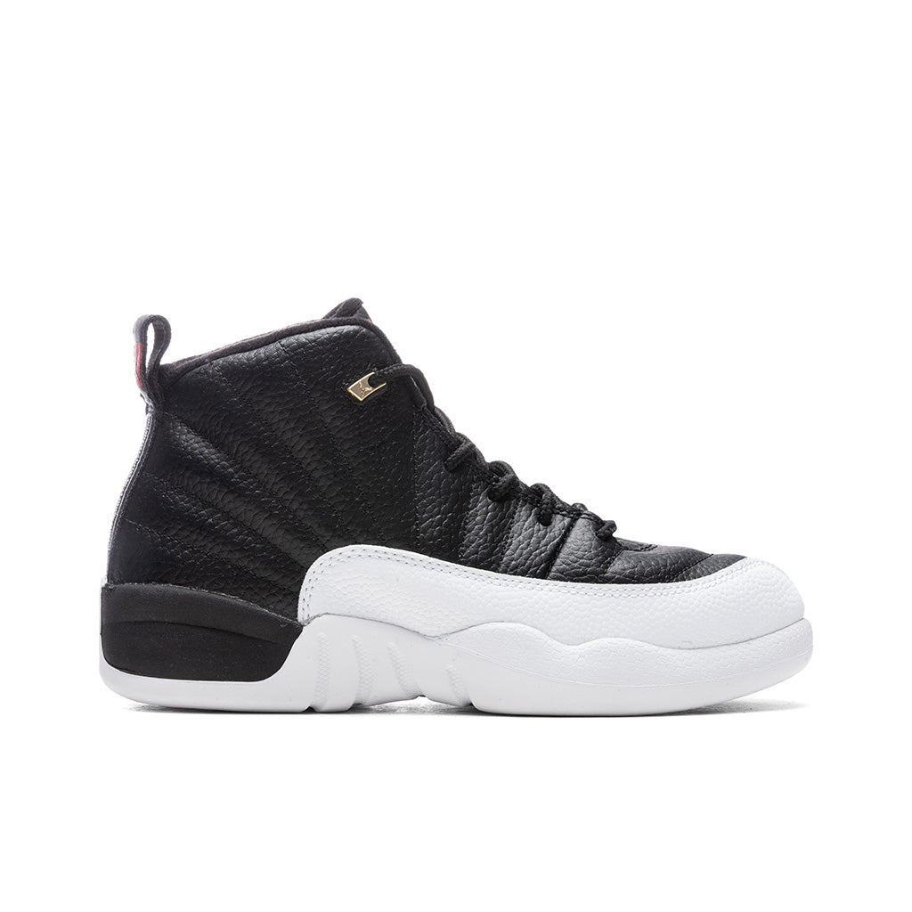 12 Retro (PS) "Playoff" - Black/Varsity Red/White
