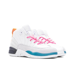 12 Retro (PS) - White/Vapor Green/Photon Dust