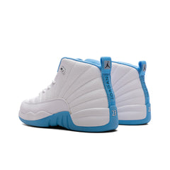 12 Retro 'Melo' (PS) - White/University Blue/Metallic Silver