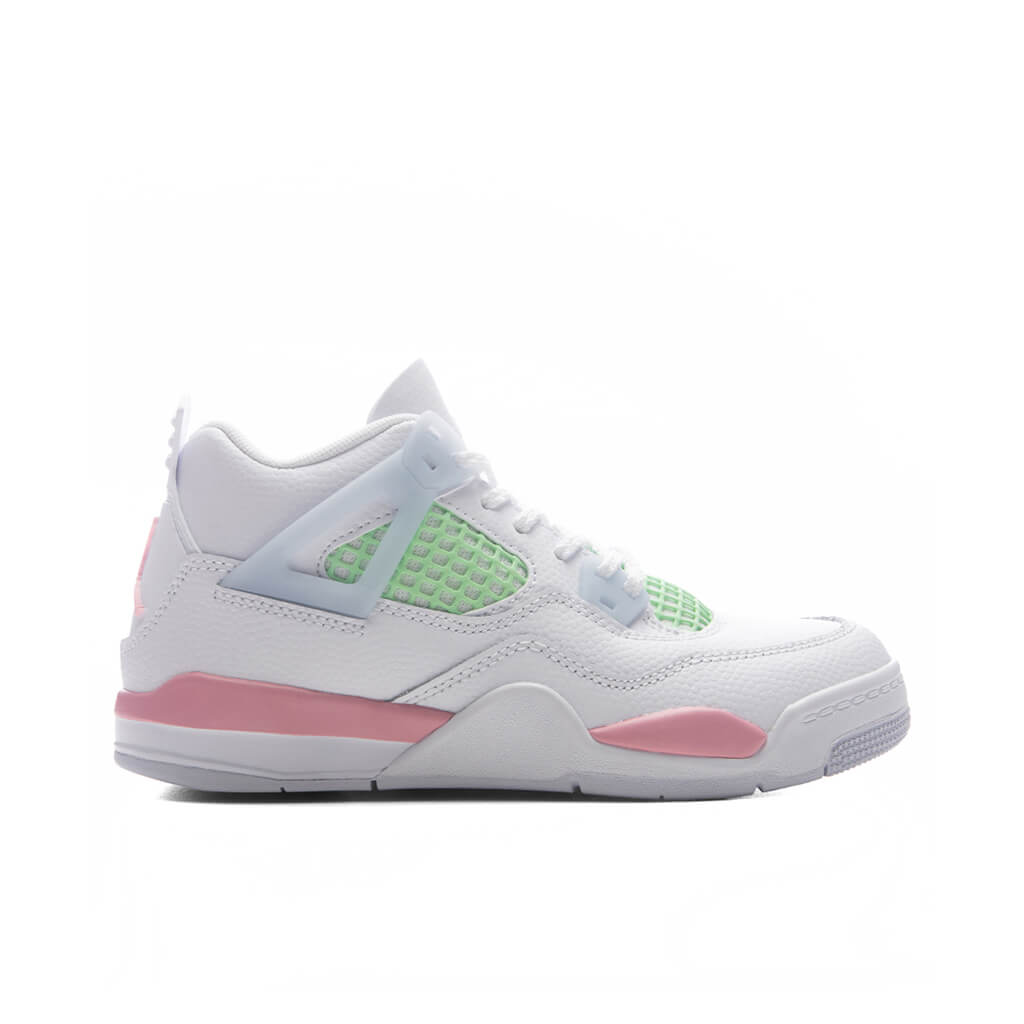 4 Retro 'Valentine's Day' (PS) - White/Medium Soft Pink/Half Blue