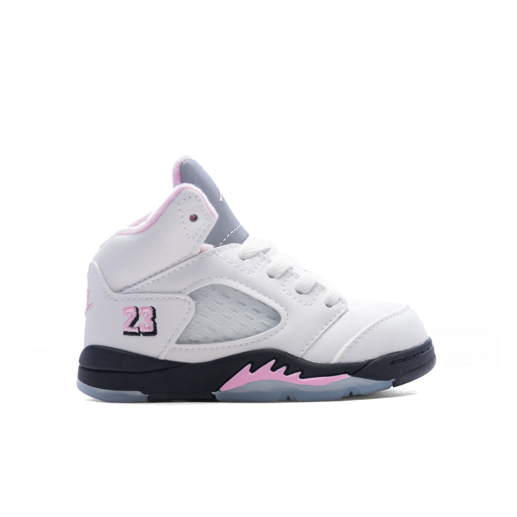 5 Retro OG '35th Anniversary' (TD) - White/Black/Med Soft Pink/White