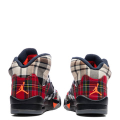 5 Retro (GS) 'Plaid' - Black/Total Orange/Dark Obsidian