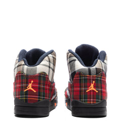 5 Retro (PS) 'Plaid' - Black/Total Orange/Dark Obsidian