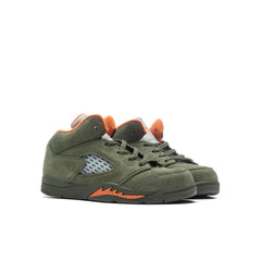 5 Retro 'Olive' (TD) - Army Olive/Solar Orange