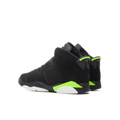 6 Retro (PS) - Black/Electric Green