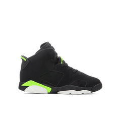 6 Retro (PS) - Black/Electric Green