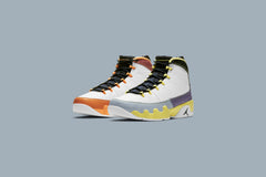 Women's 9 Retro "Change The World" - White/Cactus Flower