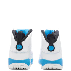 9 Retro 'Powder Blue' (PS) - Summit White/Black/Dark Powder Blue