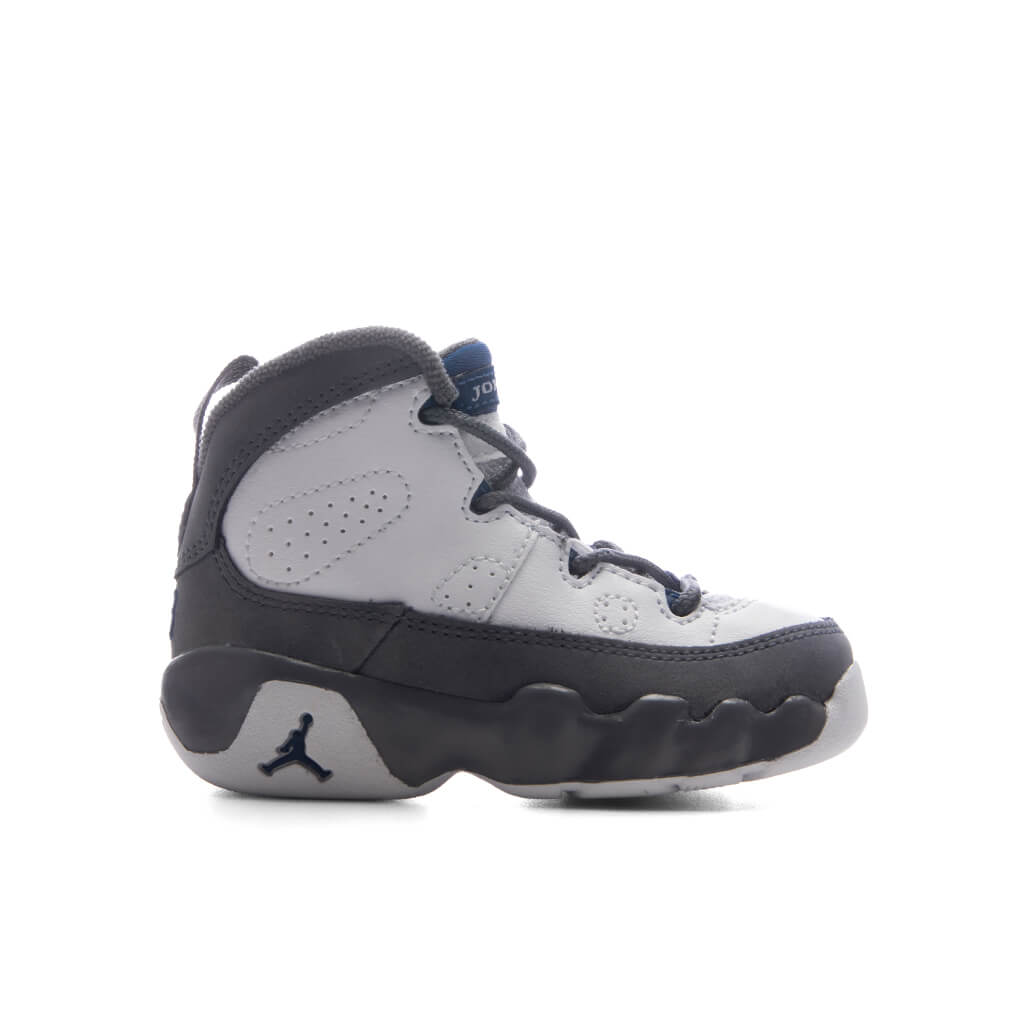 9 Retro 'Flint Grey' (TD) - White/French Blue/Flint Grey