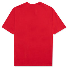 "" S/S T-Shirt - Fire Red/Sail