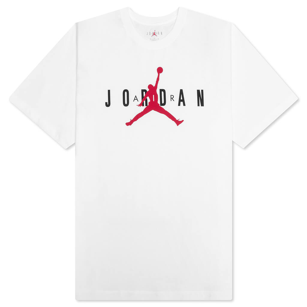 Wordmark T-Shirt - White/Black/Gym Red