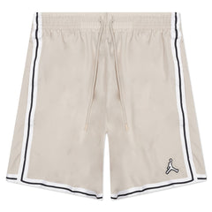 Woven Shorts - Rattan/White