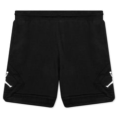 Essential Fleece Diamond Short - Black/White