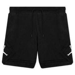Essential Fleece Diamond Short - Black/White
