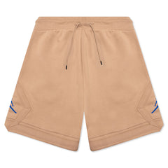 Essential Fleece Diamond Short - Hemp/Game Royal