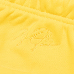 Essential Fleece Shorts - Tour Yellow/White