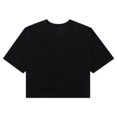 Essential Women's Boxy T-Shirt - Black/Gym Red