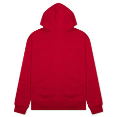 Essential Fleece Full-Zip Hoodie - Gym Red