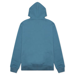Essential Fleece Full-Zip Hoodie - Rift Blue