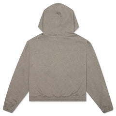 Essential Women's Fleece Hoodie - Light Army/Heather/Saturn Gold