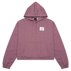 Essential Women's Fleece Hoodie - Light Mulberry/Heather/Cave Purple