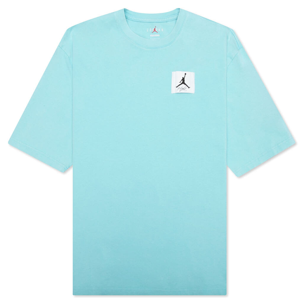 Flight Oversized S/S Tee - Bleached Aqua