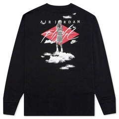 Flight '85 L/S T-Shirt - Black/White