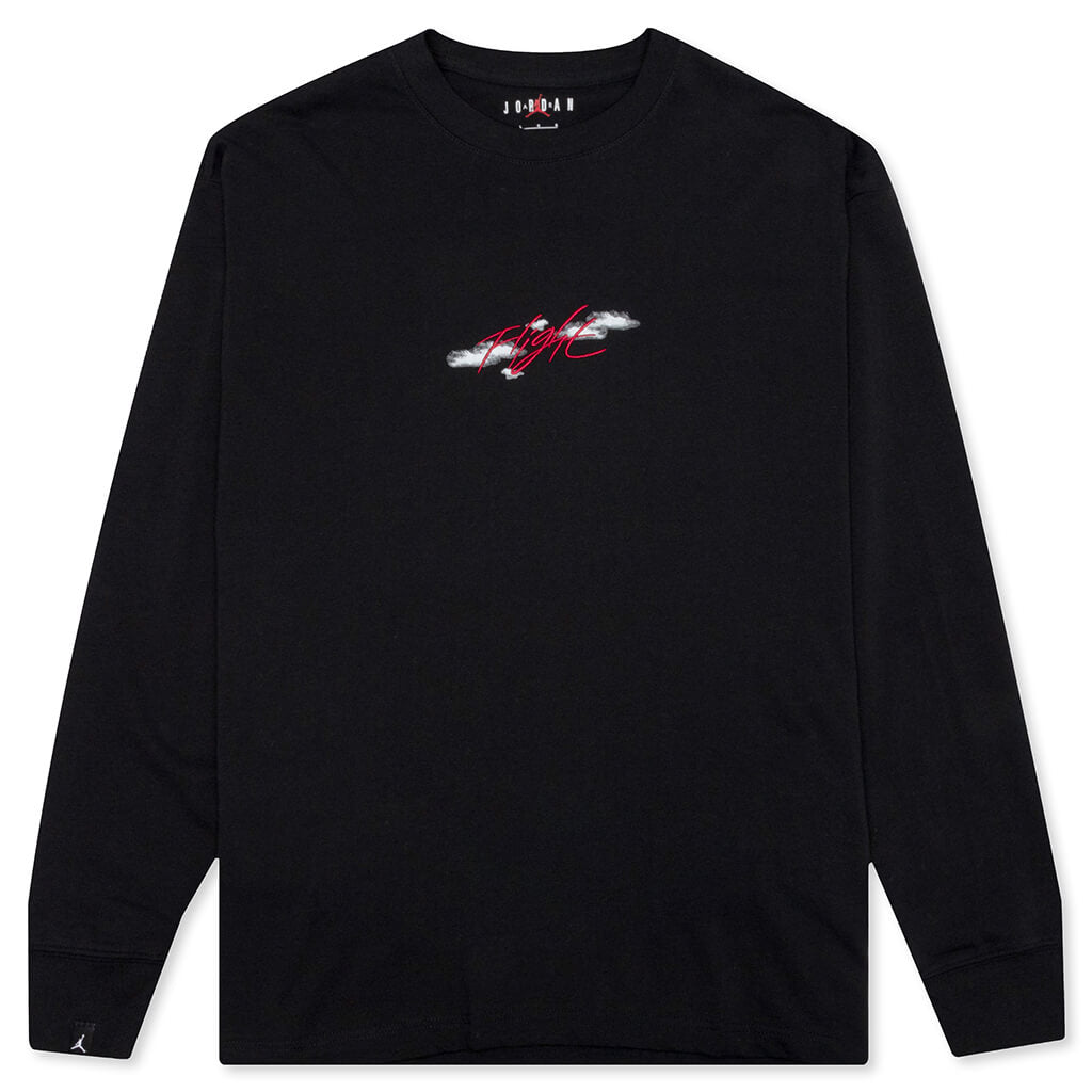 Flight '85 L/S T-Shirt - Black/White