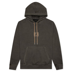 Flight Heritage Washed Fleece Pullover Hoodie - Black